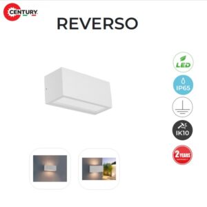 Applique LED Reverso Bianco E27